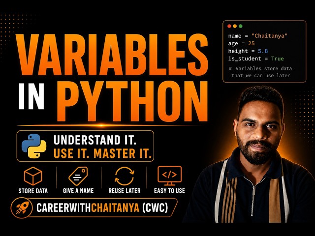 Python Basics: Introduction to Python & Variables