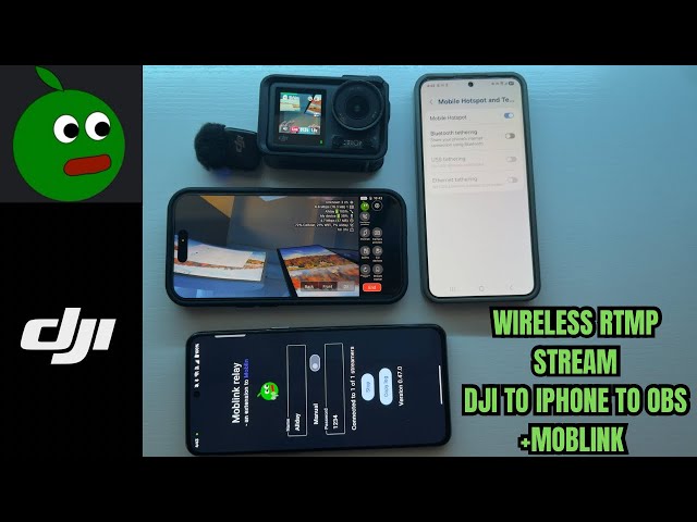 MY 2025 TWITCH IRL SETUP- How to Wireless RTMP stream in Moblin with DJI Cameras on iPhone + Moblink