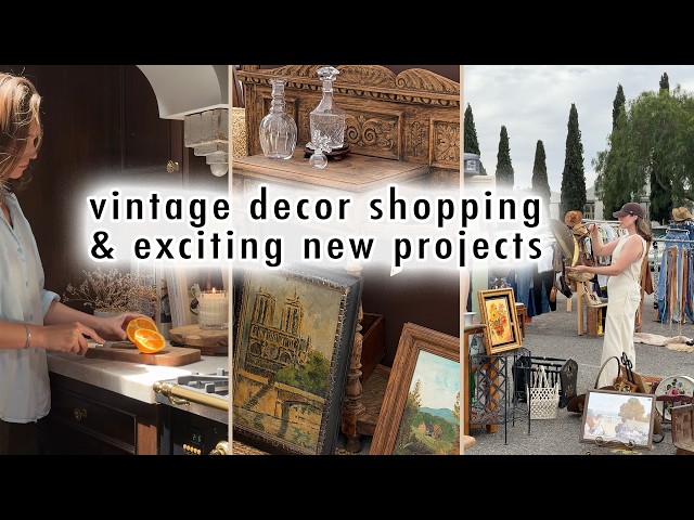 vintage decor shopping & exciting new projects | MaCenna Lee