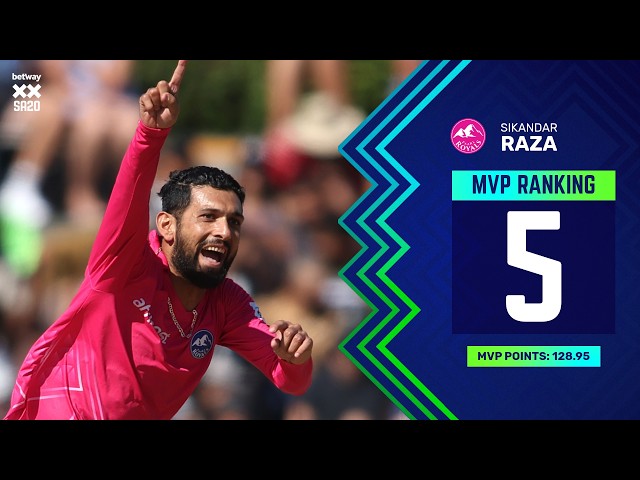 MVP #5 | Sikandar Raza | Paarl Royals | Betway SA20