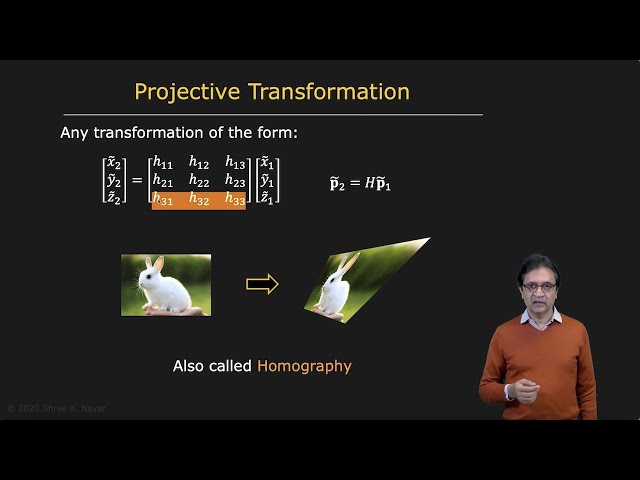 3x3 Image Transformations | Image Stitching
