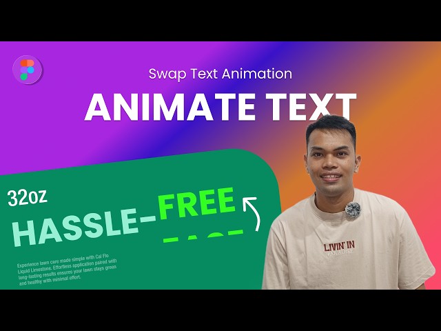 Animate Text in Figma | Swap Text Animation Tutorial