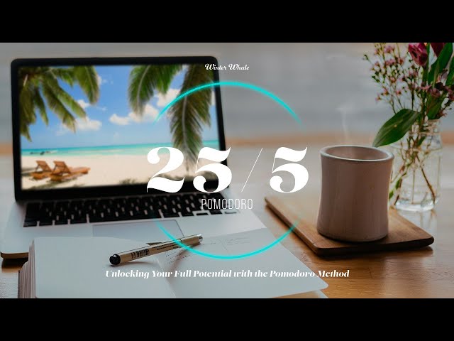 Pomodoro 25/5 - Rain Sounds | Study Ambience, Study Timer | 뽀모도로 25/5 - 빗소리