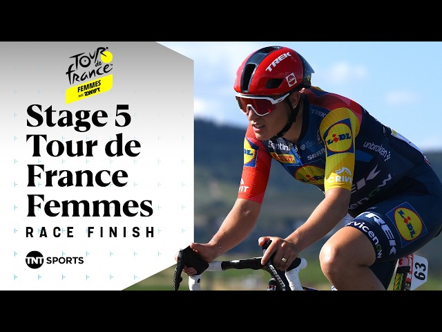 LATE HEARTBREAK! 💔 | Tour de France Femmes Stage 5 Final KM's | TNT Sports Cycling