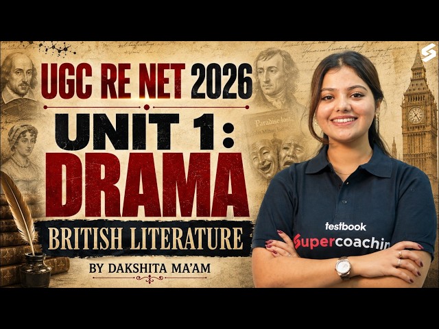 UGC NET RE Exam 2026 | UGC NET RE Exam English Literature Classes |Drama UGC NET English By Dakshita