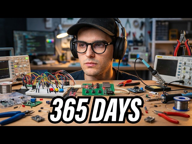 I Spent 1 Year Building Electronics Projects on YouTube