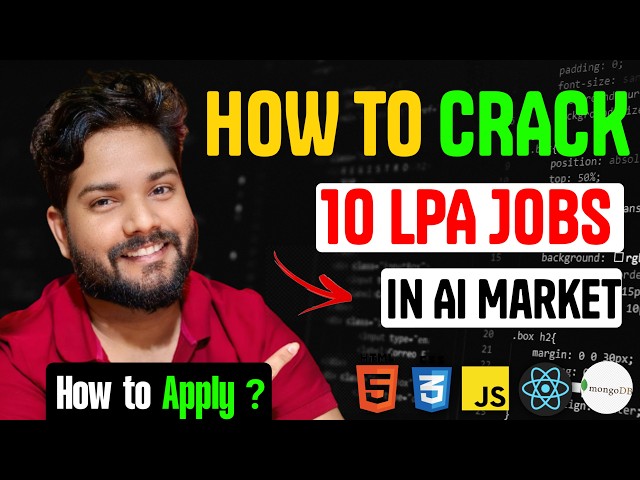 Crack 10 LPA Developer Job in 2026 | Live Coding Talk 🔥
