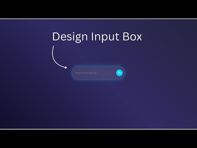 Search icon button inside search input box