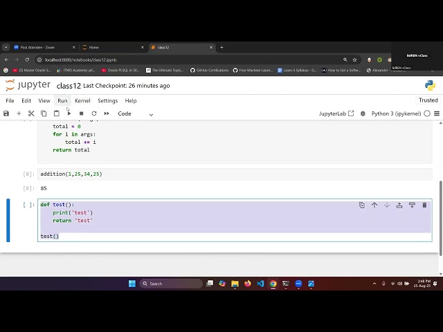 Machine Learning and Data Science - Python Module 2 Class 12