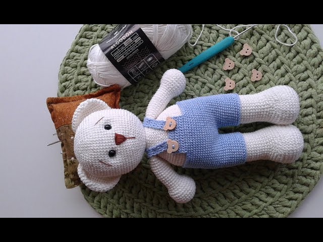 Parte 1. Oso Cariñoso: Como tejer la cabeza y las orejas