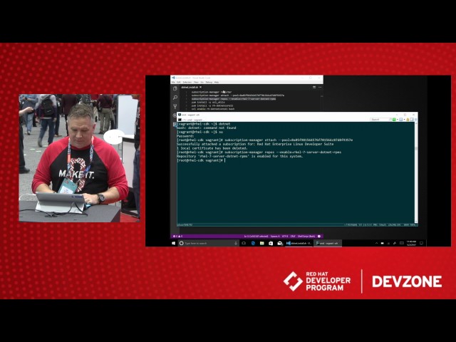 Install .NET Core on RHEL in under 5 minutes, by Don Schenck.