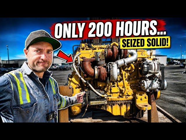 this NEW CAT engine failed with only 200 hours!?!?! but why?? you won't believe what it was!