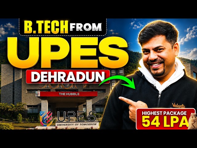 Btech From UPES Dehradun | Fees, Placements, Honest Review | College Review | Harsh sir