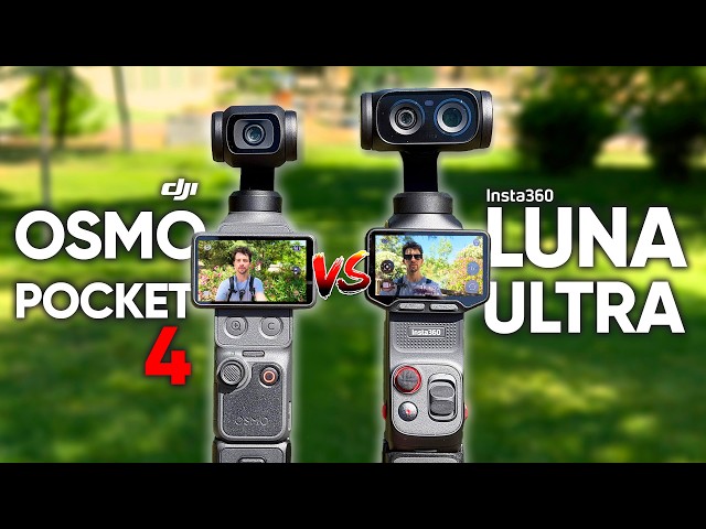 Insta360 Luna Ultra vs DJI Osmo Pocket 4 😲 ¡NO lo ESPERABA!