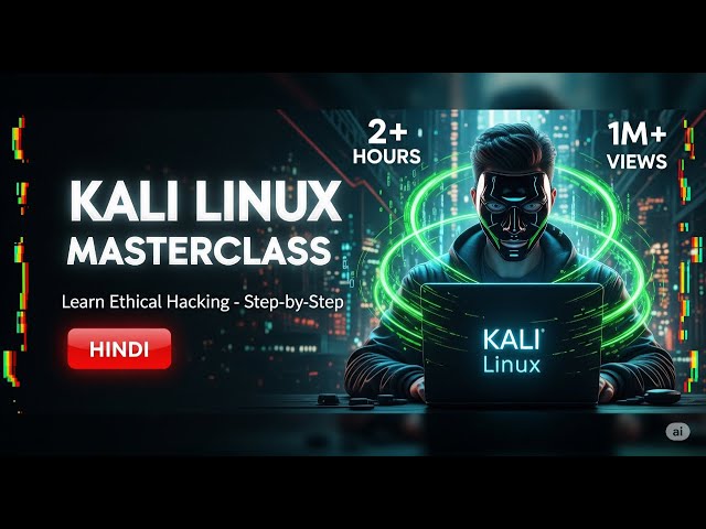 Kali Linux Full Course in Hindi | Kali Linux For Ethical Hacking || Linux Full Course For Beginners