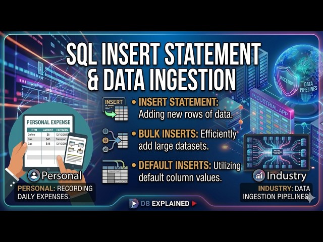 SQL INSERT Statement Explained | Insert Data into Tables | SQL Tutorial for Beginners