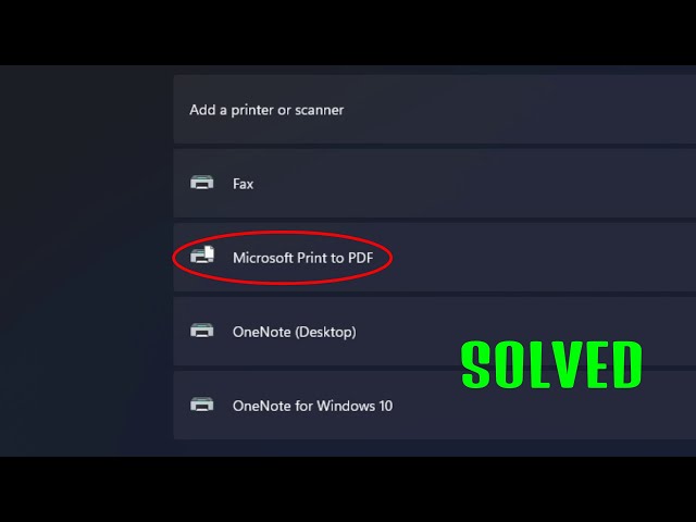 How to Fix & Install Microsoft Print to PDF Windows 11 | Print to PDF Not Working or Missing