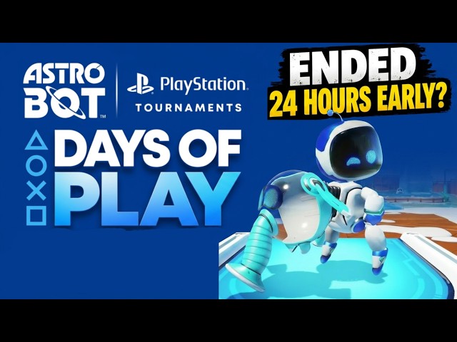 PlayStation’s Astro Bot Tournament Ended 24 Hours EARLY… What Happened?