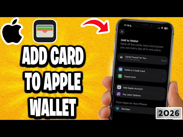 How to Add Your Card to Apple Wallet - 2026