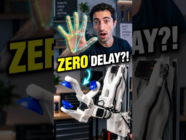 This 3D Printed Arm Copies My Hand in Real Time