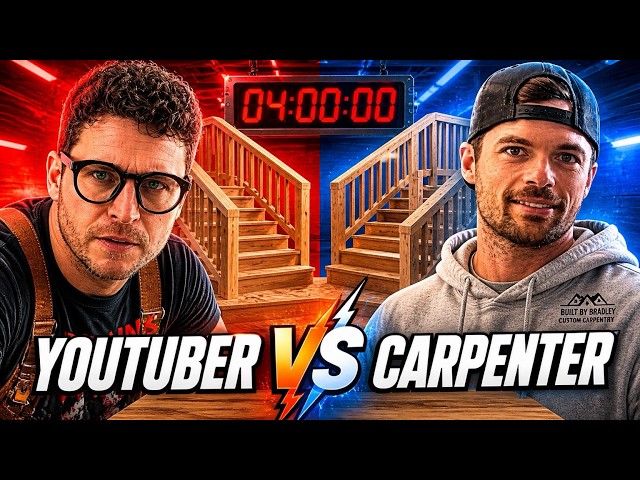 YouTuber vs Real Carpenter | Porch Build Off