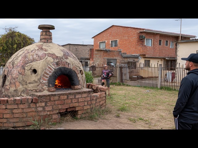 Man Builds GIANT Wood-Fired Brick Oven from SCRATCH | DIY project by @imamttae7280