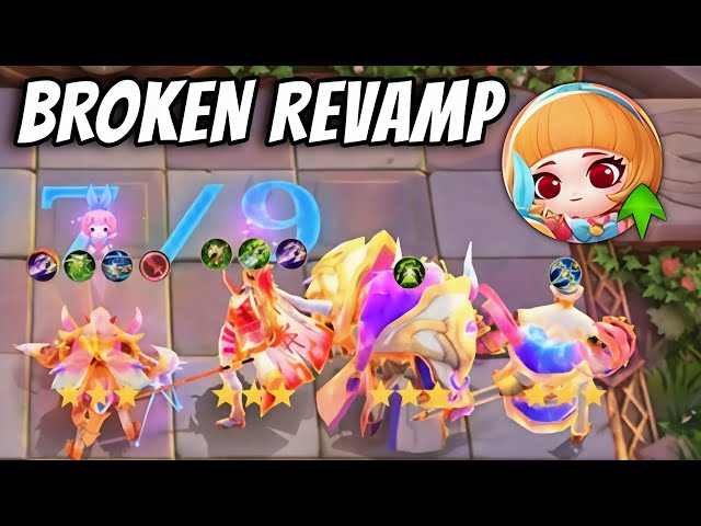 LATEST UPDATE REVAMP ANGELA IS BROKEN!! OP WITH POISON BUILD!! MAGIC CHESS GO GO 