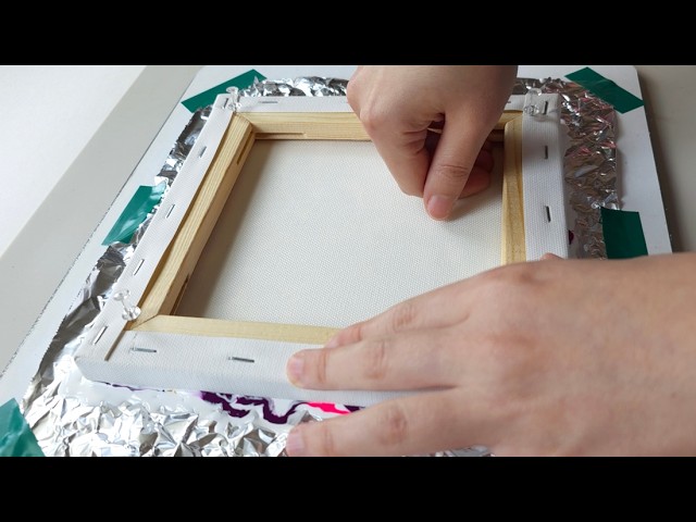 Crumpled Aluminum Foil Dip Technique