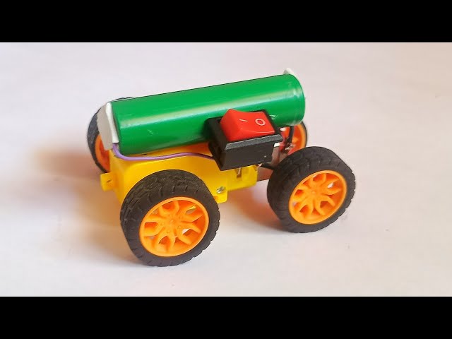 Build a FAST DC Motor Car in Minutes