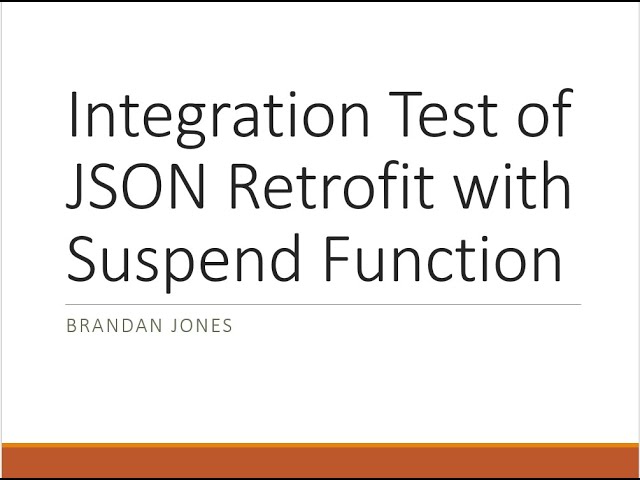 Create TDD/BDD Integration Test with runTest for Kotlin Suspend Functions for Retrofit JSON parsing