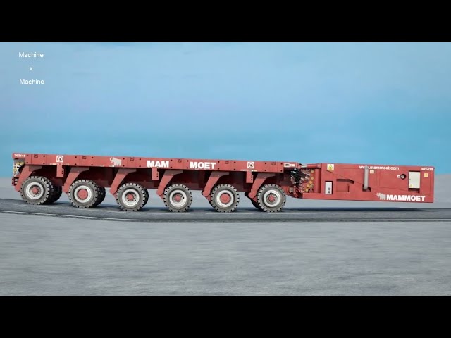 MAMMOET: Self-Propelled Modular Transporter / MAMMOET: Transporteur Modulaire Automoteur