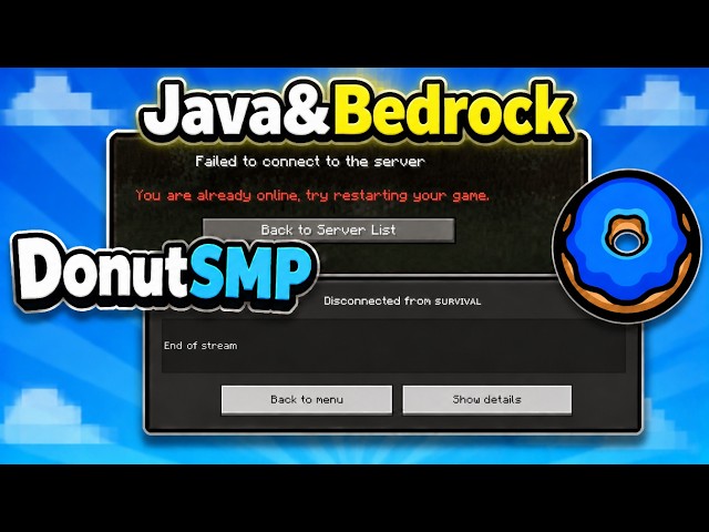 Can't Connect to DonutSMP? Try This!