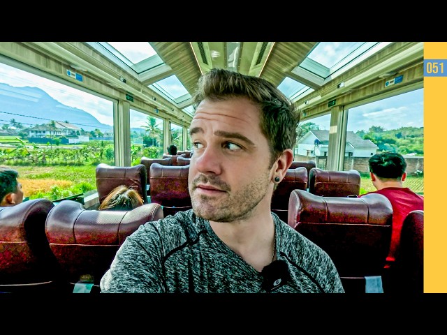 My favorite train ride ever was in Indonesia