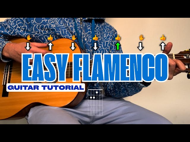 Easy flamenco guitar tutorial
