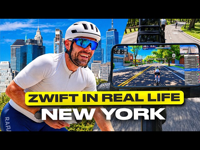 I Entered a Real Zwift Race in CENTRAL PARK New York!