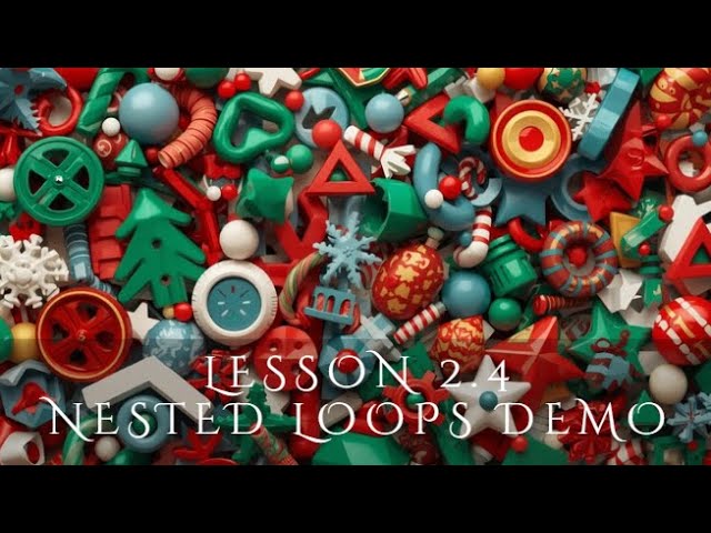TechSmart Lesson 2 4 Nested Loops Demo