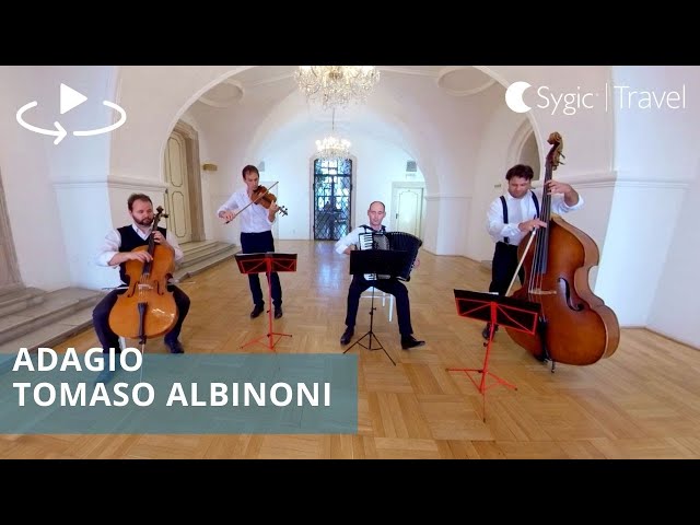 360° Classical Music Concert - Adagio by Tomaso Albinoni performed by Shadow Quartet