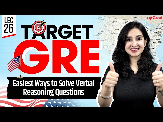 GRE Verbal Reasoning Questions | Full GRE Verbal Prep Course | Study Abroad #26