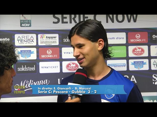 Pescara - Gubbio 3-2 Moruzzi: "Dedicato alla mia famiglia"
