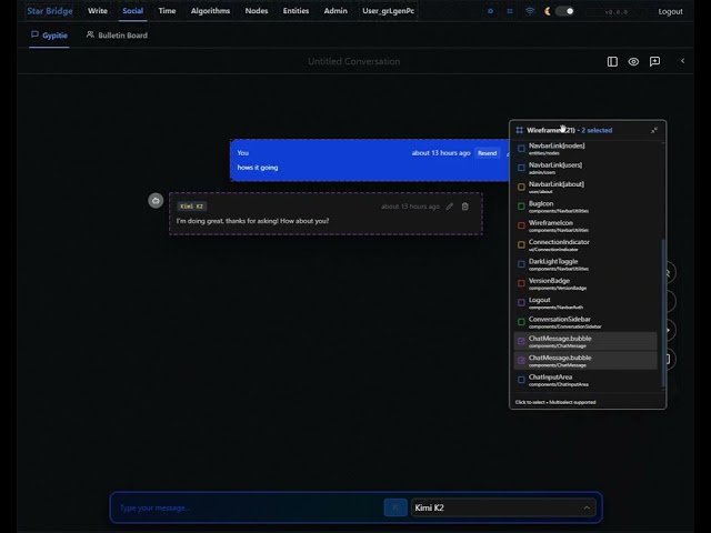 2026-01-18 - Starbridge - Wireframe Devtools and Bubble Panel