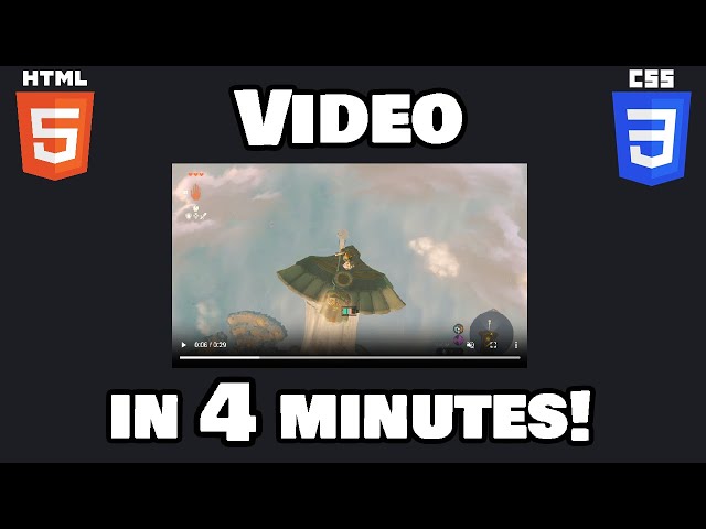 Learn HTML video in 4 minutes! 🎥