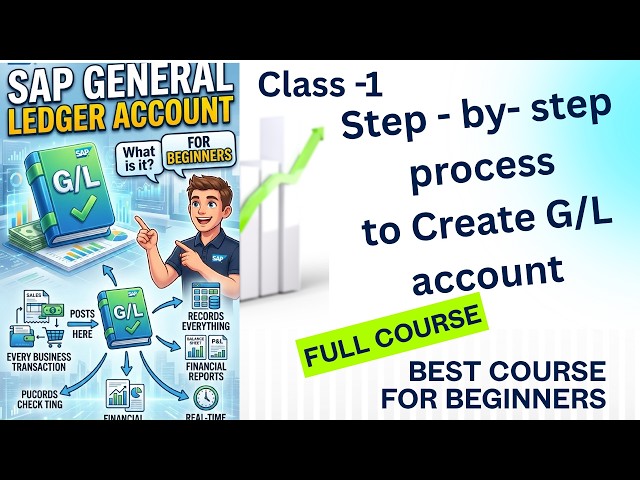 STEP-BY-STEP SAP PROCESS | GENERAL LEDGER ACCOUNTING IN SAP - DAY 1 Class