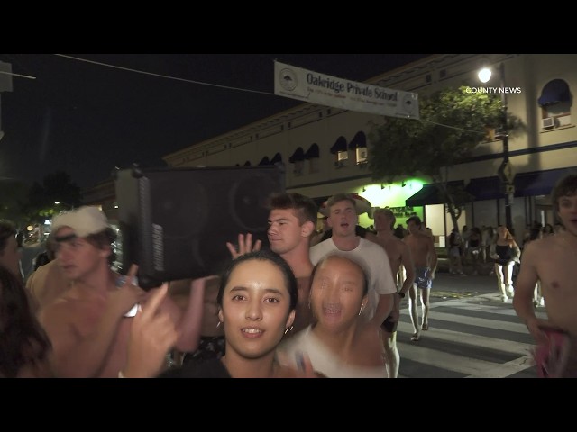 Chapman University 'Undie Run' Descends On Old Towne | Orange, CA