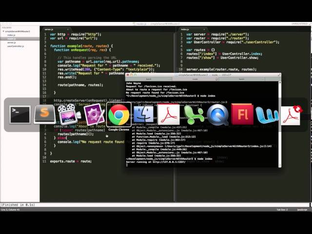 The Prequel to Sails.js and Node - Part 3: Creating a router and controller from scratch.