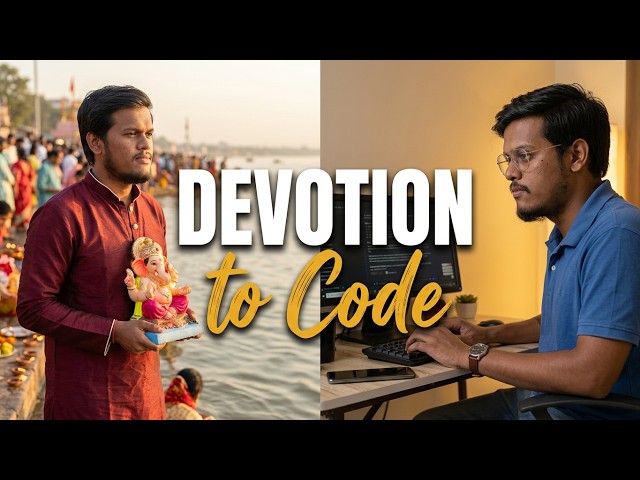 Coding for My Trading Channel + Visarjan Day! | Creator Vlog