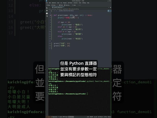 函數與型態標記 ｜ Python 關鍵概念 60 講之 33 ｜ PYDOING