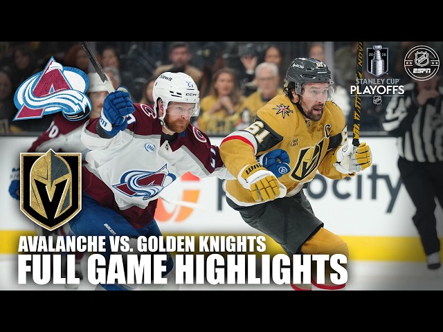 Western Conference Final – Game 3: Colorado Avalanche vs. Vegas Golden Knights Highlights | ESPN NHL