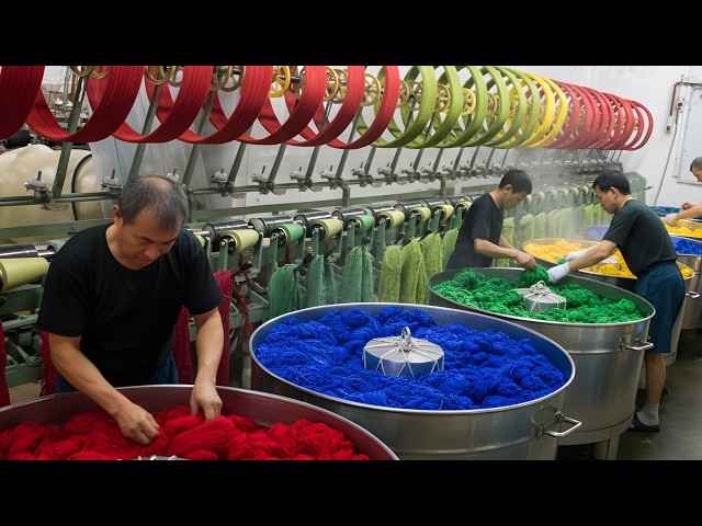 How Sweaters and Knitwear Are Made. Inside a Korean Knitting Factory