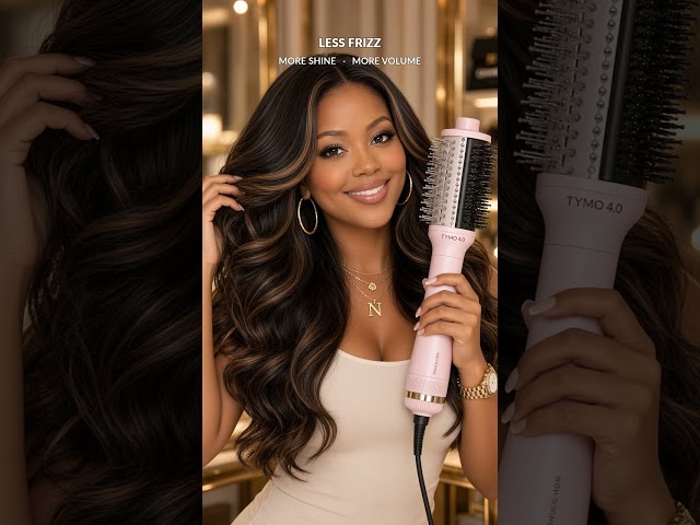 This Blowout Brush Just Changed My Hair Routine | TYMO 4.0 @stylemeinluxury1