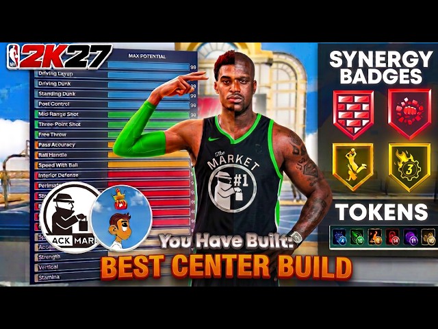 THE BEST CENTER BUILDS on NBA 2K27! 7'0 5-OUT POPPER & 6'11 PNR INSIDE IS UNFAIR! 🔥